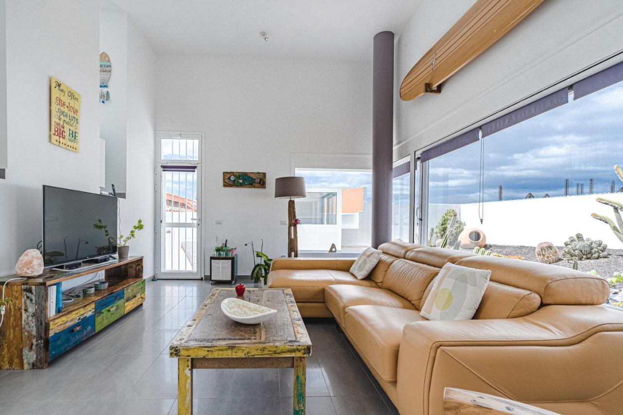 Modern 3Bdr Villa With Heated Pool El Medano  Bagian luar foto