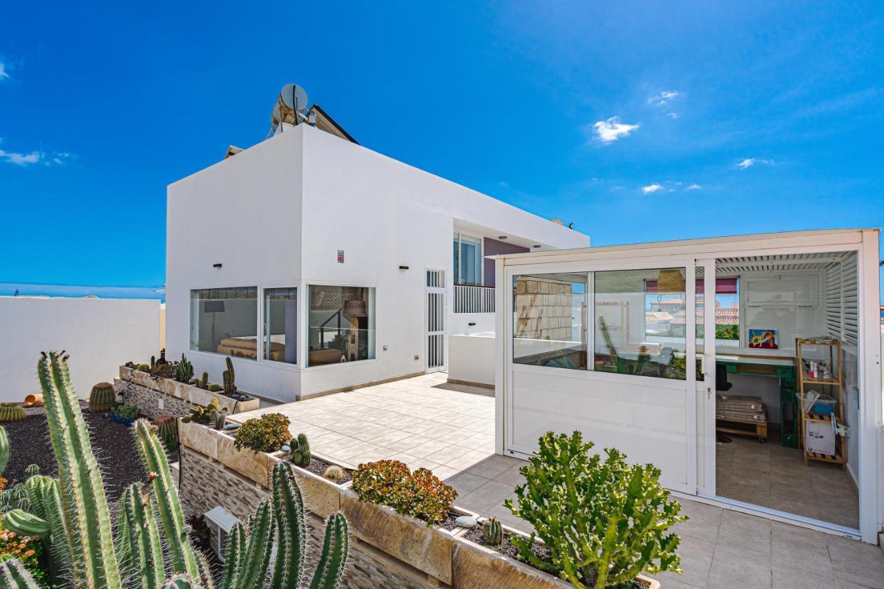 Modern 3Bdr Villa With Heated Pool El Medano  Bagian luar foto