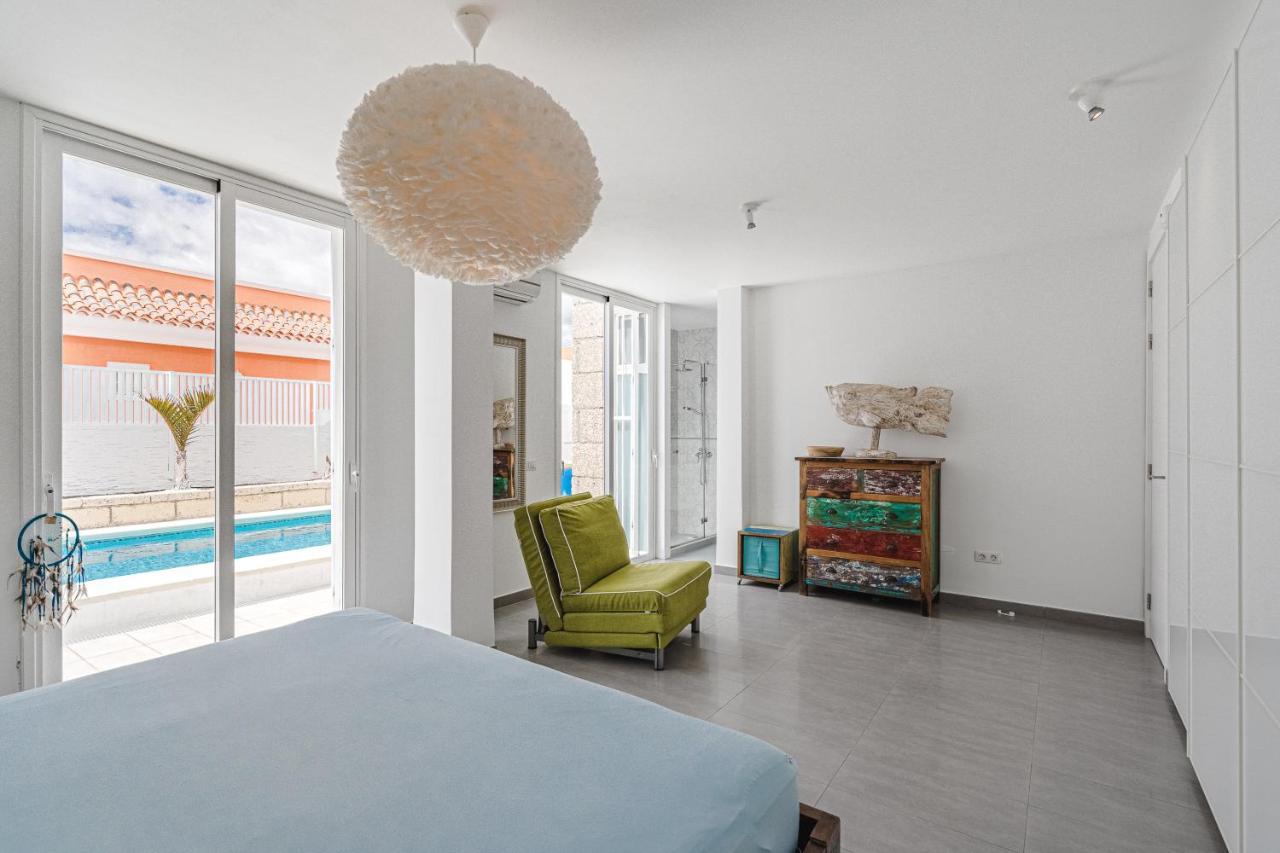 Modern 3Bdr Villa With Heated Pool El Medano  Bagian luar foto