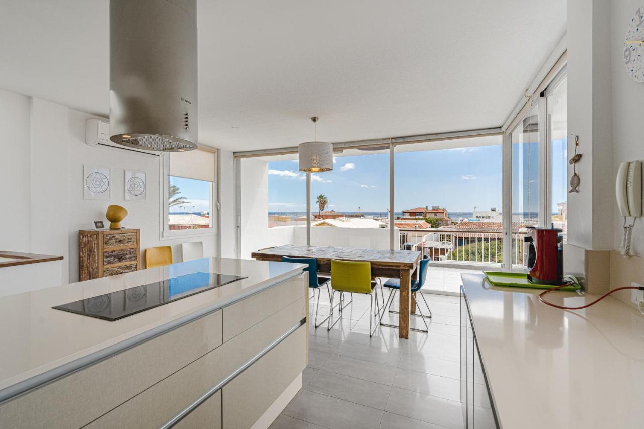 Modern 3Bdr Villa With Heated Pool El Medano  Bagian luar foto