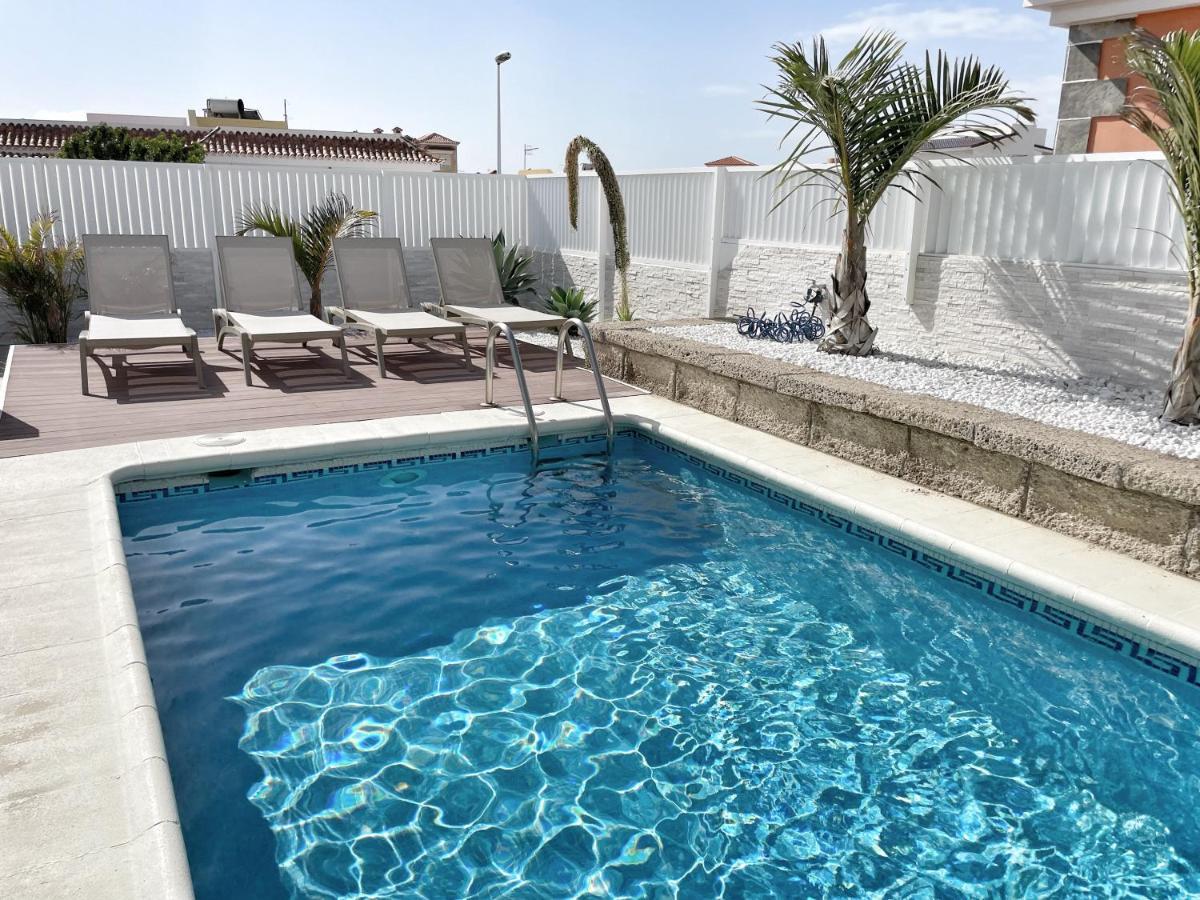Modern 3Bdr Villa With Heated Pool El Medano  Bagian luar foto