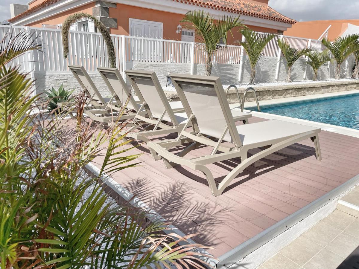 Modern 3Bdr Villa With Heated Pool El Medano  Bagian luar foto